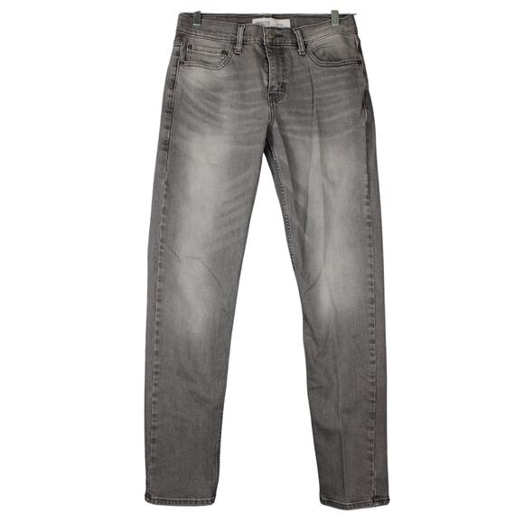 Signature by Levi Strauss Co S#& Slim Jeans Women's W30XL32 Gray Mid Rise - Picture 1 of 5